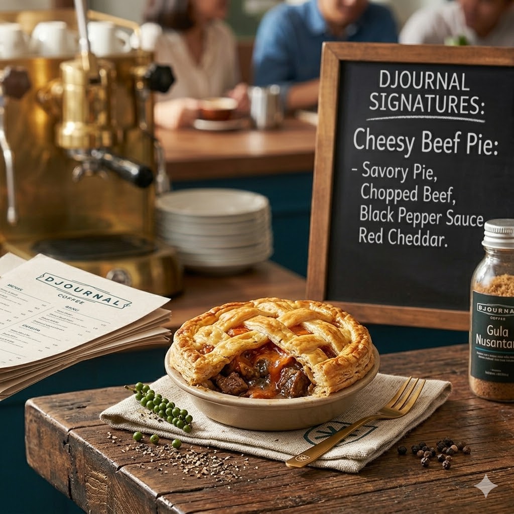 Cheesy Beef Pie Djournal Coffee